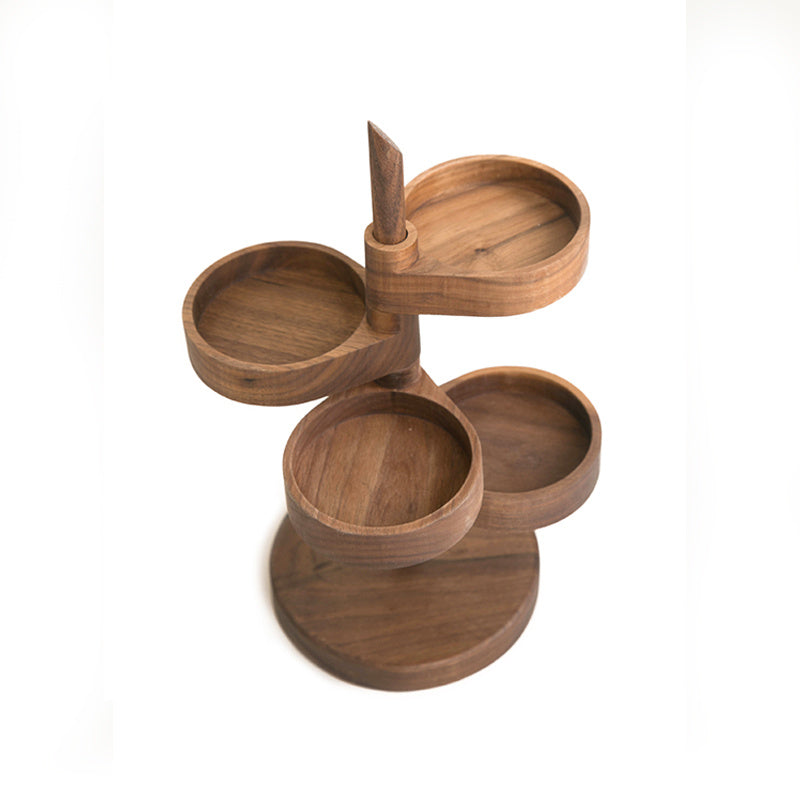 Black Walnut Handicraft Cosmetics Jewelry Storage Rack - GM Traders