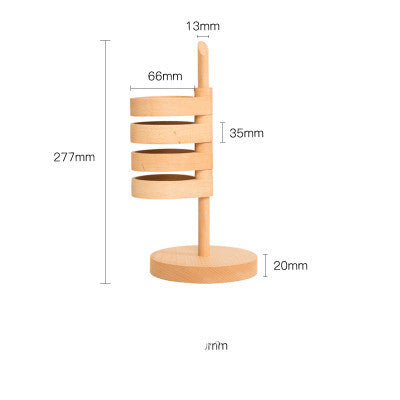 Black Walnut Handicraft Cosmetics Jewelry Storage Rack - GM Traders