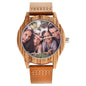 New Cross-Border Wooden Men'S  Commemorative Gift Custom  Oem Self-Built Station Watches - GM Traders