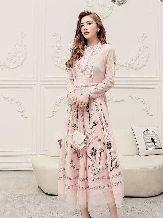 Women’s Embroidered Dress – Elegant Lightweight Skirt Style - GM Traders