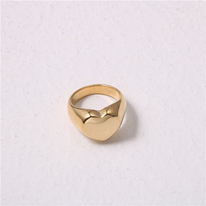 Joias Femininas Trend Best Selling Fofo Hole Heart 18k Banhado - GM Traders