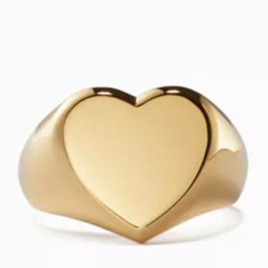Joias Femininas Trend Best Selling Fofo Hole Heart 18k Banhado - GM Traders