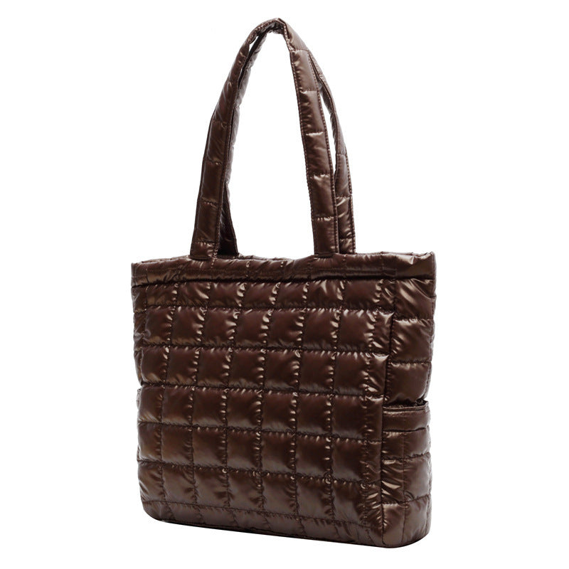 Winter Shoulder Bags Women Fashion Plaid Handbag - GM Traders