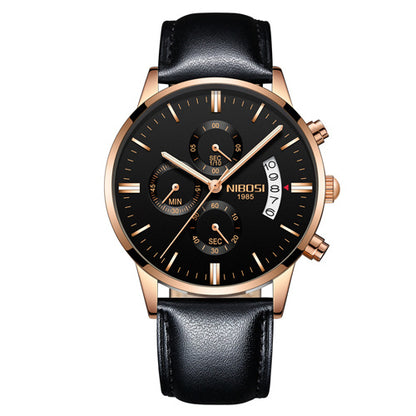 Men Watch Chronograph Sport Mens Watches Top Brand Luxury Waterproof Full Steel Quartz Gold Clock Men Relogio Masculino - GM Traders