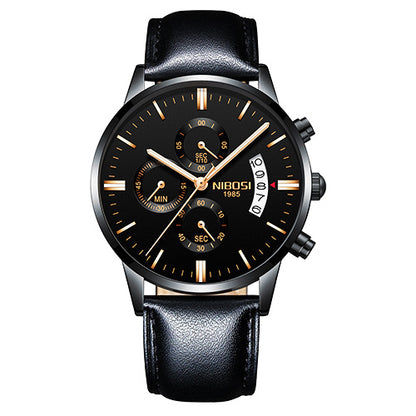 Men Watch Chronograph Sport Mens Watches Top Brand Luxury Waterproof Full Steel Quartz Gold Clock Men Relogio Masculino - GM Traders