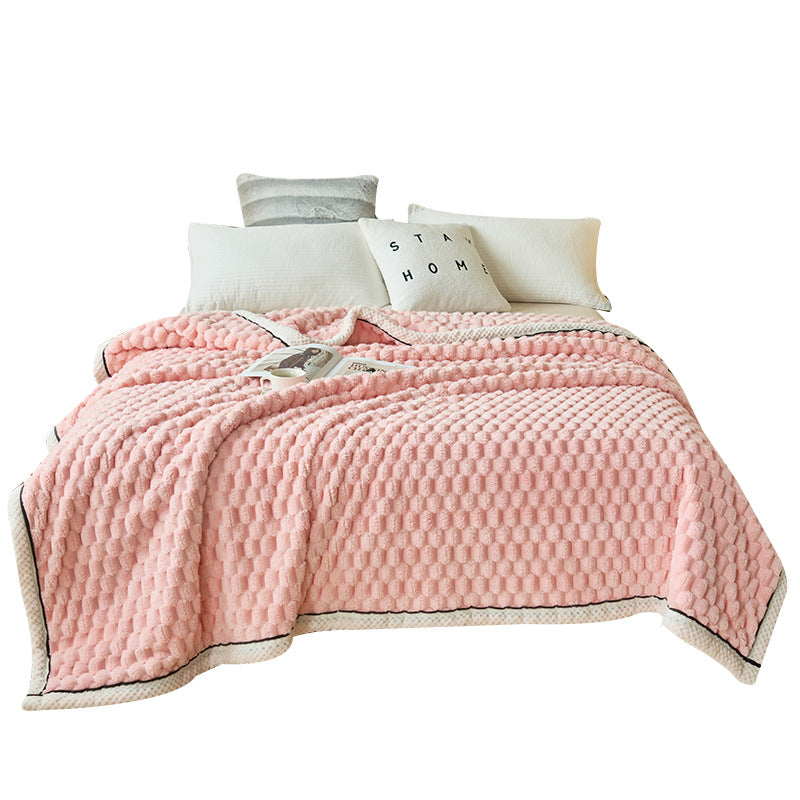 Coral Flannel Winter Thermal Blanket – Thickened Four Seasons Cover Blanket