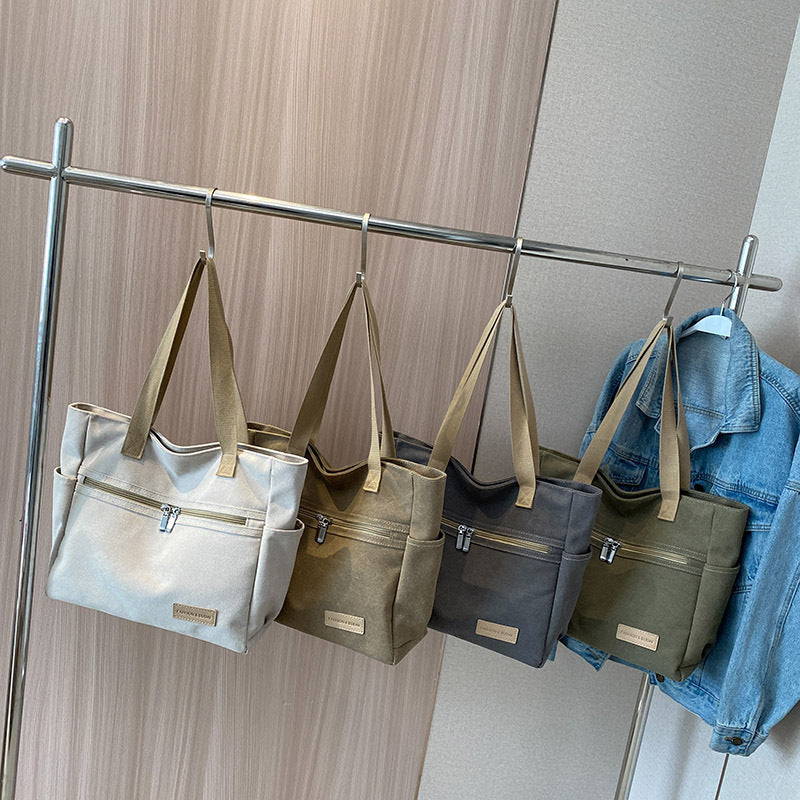 Canvas Shoulder Bags Women's Totes Handbag - GM Traders