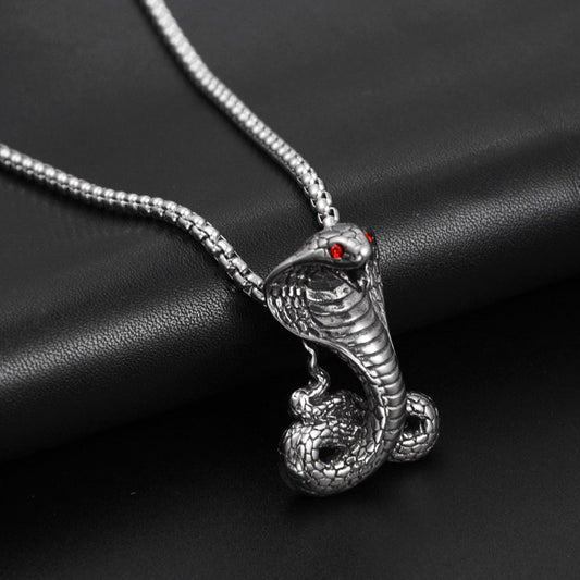 Red Eye Cobra Titanium Steel Item - GM Traders