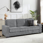 83.86Corduroy Fabric Sofa,Modern Compressed Couch,3-Seater Sofa, Furniture For Living Room,Bedroom,office - GM Traders