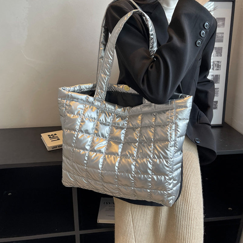 Winter Shoulder Bags Women Fashion Plaid Handbag - GM Traders