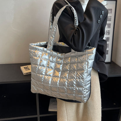 Winter Shoulder Bags Women Fashion Plaid Handbag - GM Traders