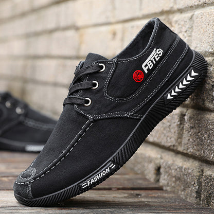 Cloth Shoes Men's Casual Shoes Canvas Washed Denim Men's Shoes - GM Traders