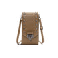 Rivet Design Shoulder Bags Mobile Phone Handbag Solid Color Crossbody Bags Women - GM Traders