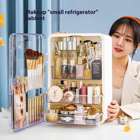 Light Luxury Desktop Cosmetics Storage Box – Makeup Organizer💄✨ - GM Traders