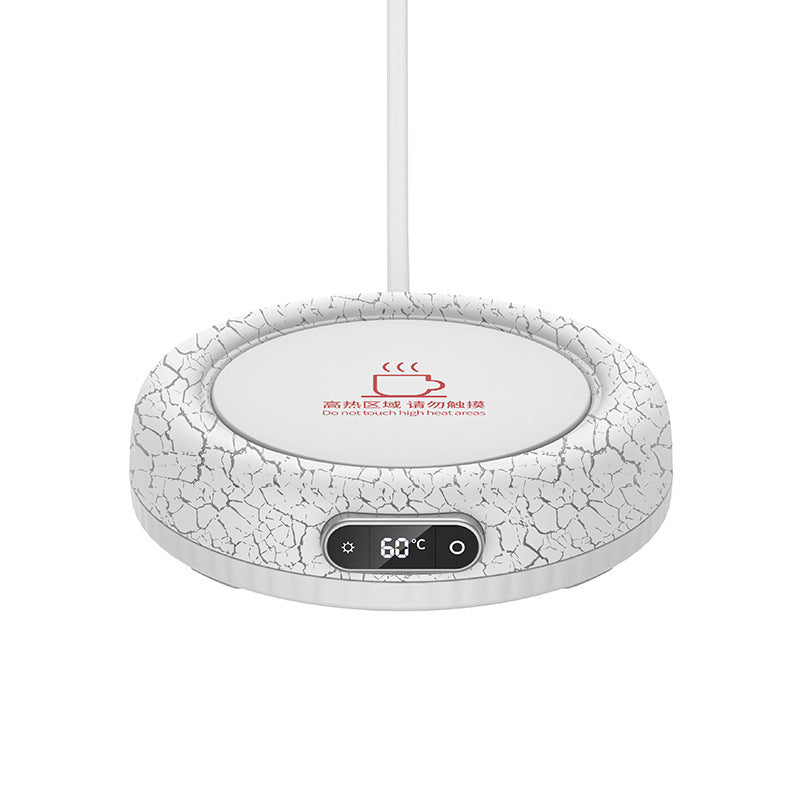 Intelligent Constant Temperature Cup Warmer – Digital Display Insulated Heating Coaster