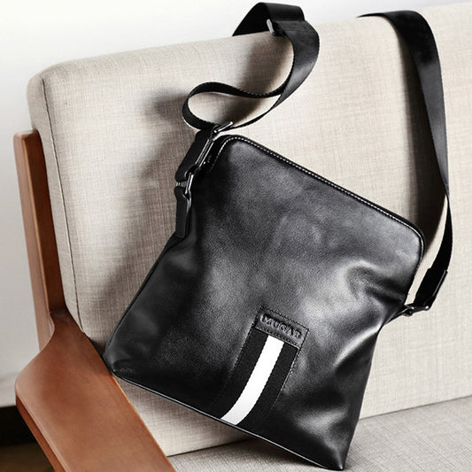 Wear-resistant Leather Men's Messenger Business Bags - GM Traders