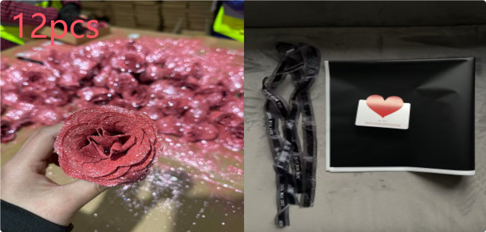 Personalized Preserved Fresh Rose Bridal Bouquet - Modern Art Valentine's Day Gift - Anniversary Gift