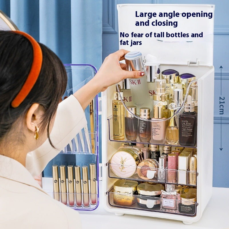 Light Luxury Desktop Cosmetics Storage Box – Makeup Organizer💄✨ - GM Traders