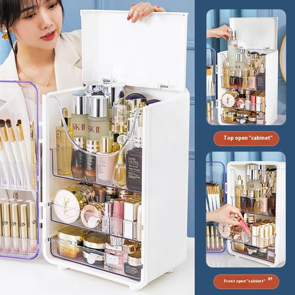 Light Luxury Desktop Cosmetics Storage Box – Makeup Organizer💄✨ - GM Traders