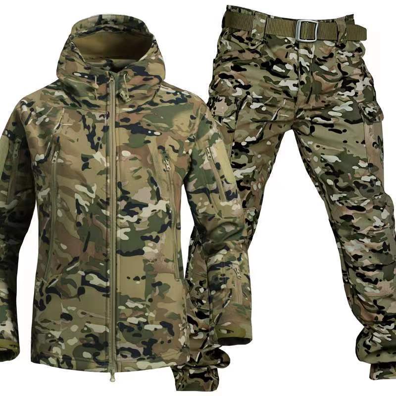 Outdoor Shark Skin Thermal Camouflage Jacket – Special Forces Thickened Waterproof Windproof Jacket