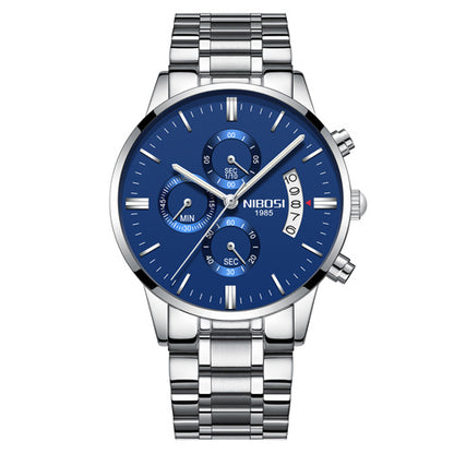 Men Watch Chronograph Sport Mens Watches Top Brand Luxury Waterproof Full Steel Quartz Gold Clock Men Relogio Masculino - GM Traders