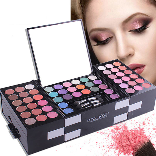 MISS ROSE 144 color 3 color 3 Color Eyeshadow blush eyebrow  makeup kit special wholesale