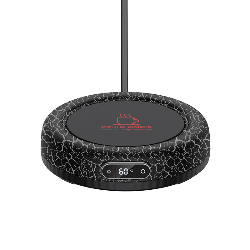 Intelligent Constant Temperature Cup Warmer – Digital Display Insulated Heating Coaster