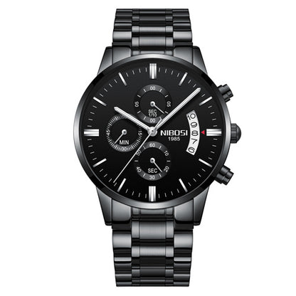 Men Watch Chronograph Sport Mens Watches Top Brand Luxury Waterproof Full Steel Quartz Gold Clock Men Relogio Masculino - GM Traders