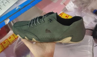 Olive green Adidas sneaker with yellow accents in Casual Shoes Lazy Man Octopus