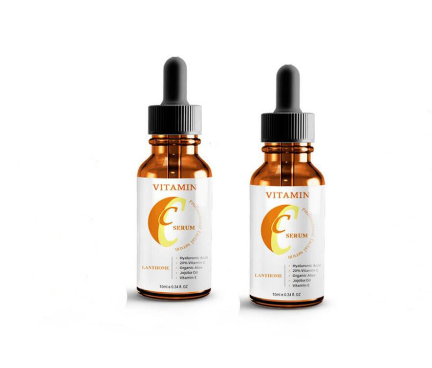 Vitamin C & Hyaluronic Acid Facial Serum - Anti-Aging Whitening Essence & Dark Spot Corrector | Skin Care Winter