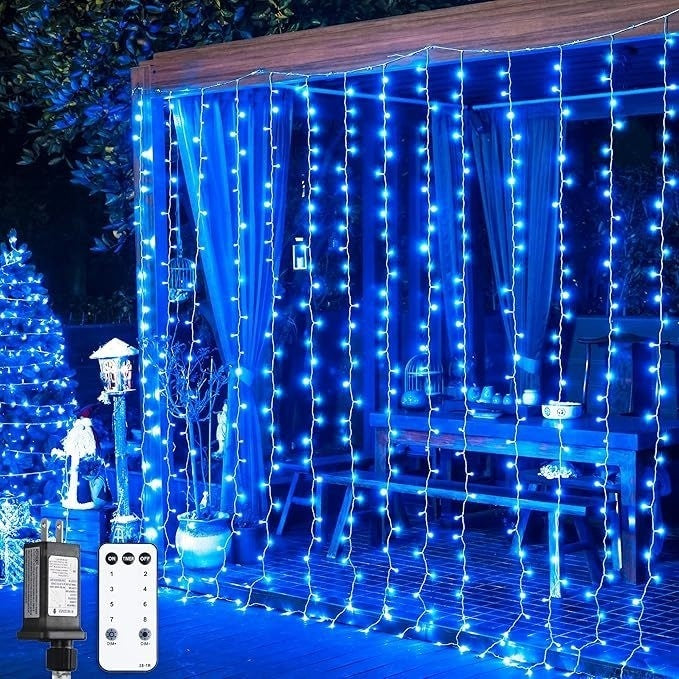 LED Lighting Chain Outdoor Street Decoration – 10M 80LED Waterproof Fairy String Lights for Holiday & Party Decor