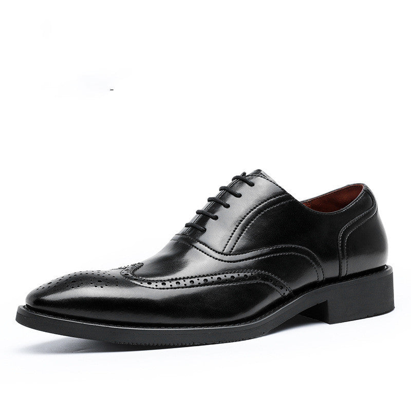 Men's Leather Shoes Shoes Rubber Sole Leather Shoes Oxford Shoes - GM Traders