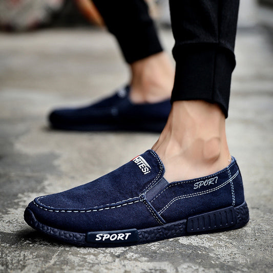 Cloth Shoes Men's Casual Shoes Canvas Washed Denim Men's Shoes - GM Traders