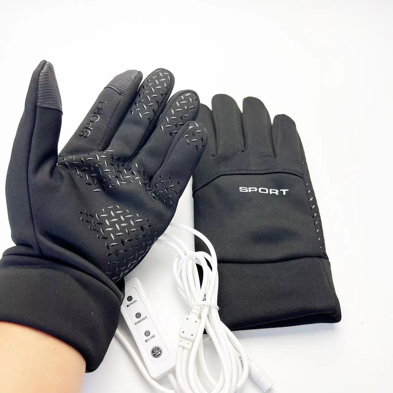 USB Electric Heated Gloves – Cycling Sports Touchscreen Warm Waterproof ❄️ | Winter