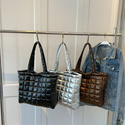 Winter Shoulder Bags Women Fashion Plaid Handbag - GM Traders