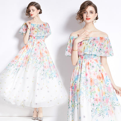 Split Chiffon Dress Women - GM Traders
