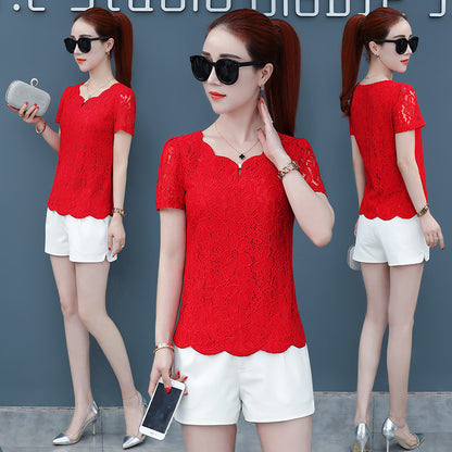 Summer New Belly-covering Western Style Top