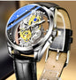 Men Watch Skeleton Automatic Quartz Watch Gold Skeleton Vintage Man Watch Mens Watches Top Brand Luxury - GM Traders