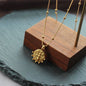 Clavicle chain sweater chain gold coin item coin necklace - GM Traders