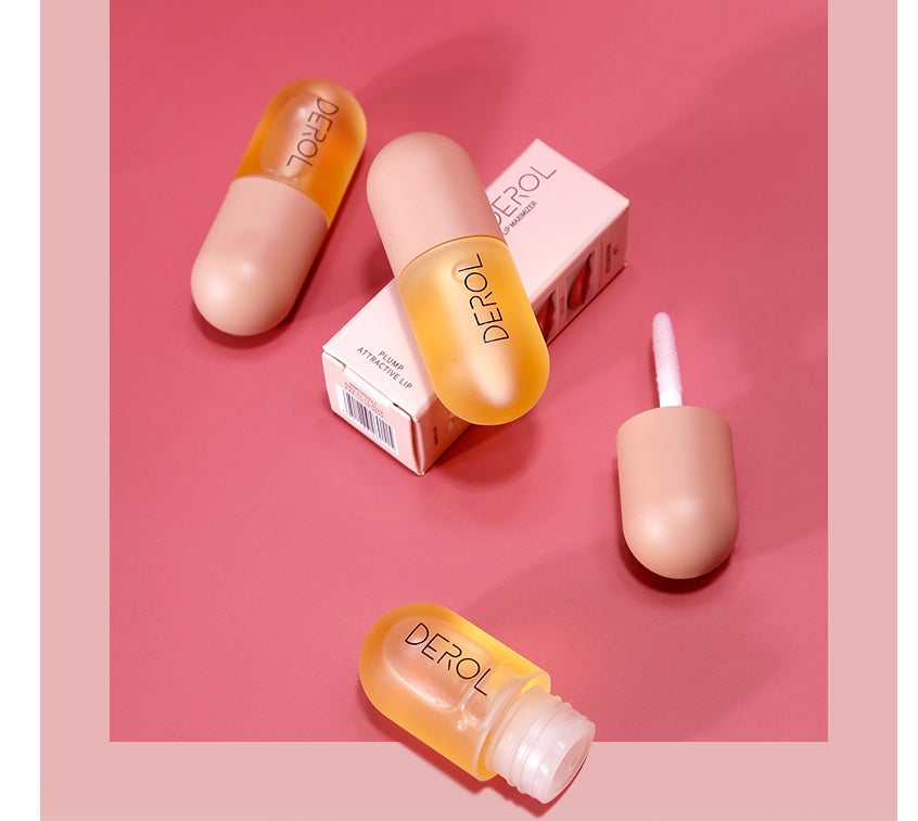 Instant Lip Plumper Oil 5.5ml – Clear Lip Gloss, Moisturizing & Repairing | Reduces Fine Lines, Enhances Volume & Shine for Day & Night Use | Skin Care Winter