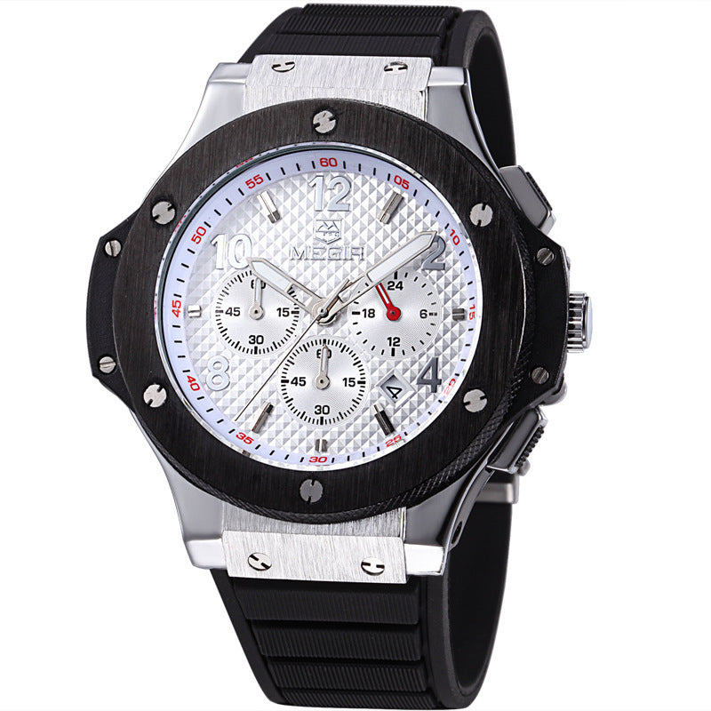 Watches Men Luxury Quartz Wrist Watch Male Sports Military Chronograph Watches - GM Traders
