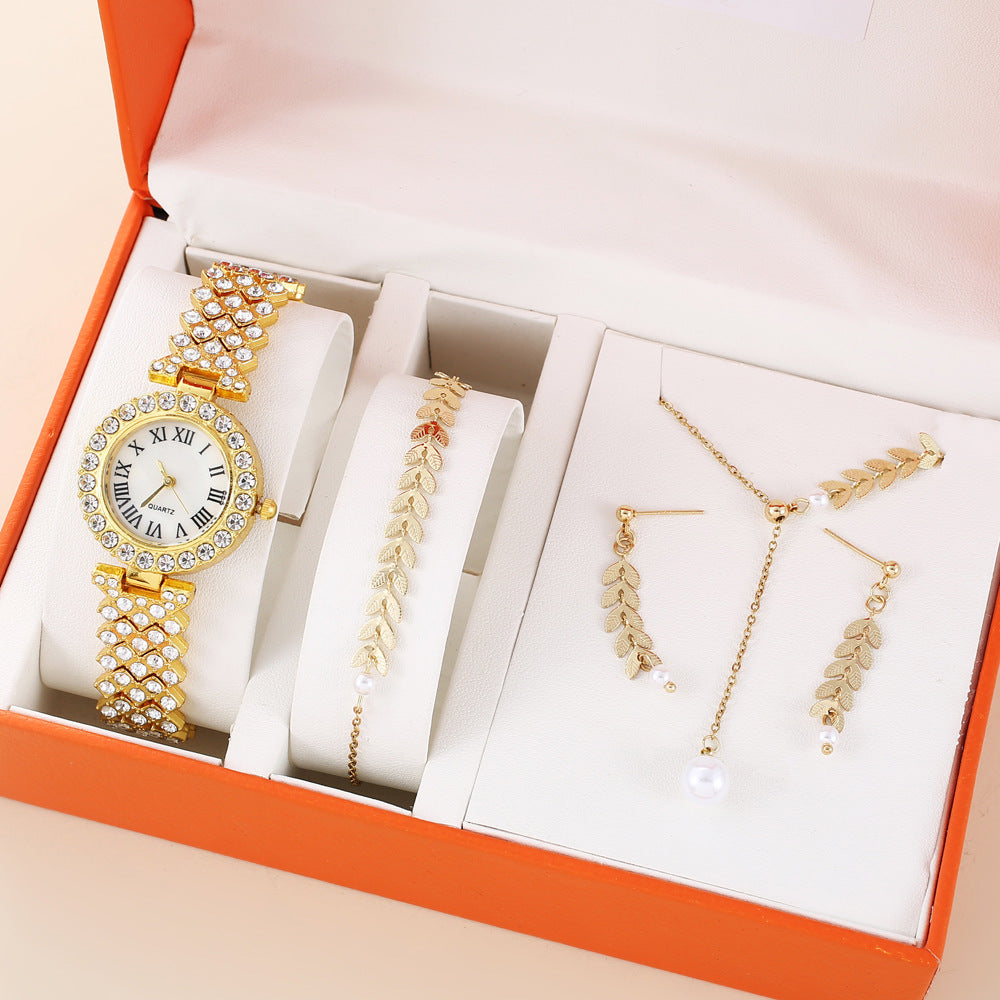 Diamond Women Watches Luxury Fashion Rhinestone Quartz Bracelet Wrist Watch For Women - GM Traders