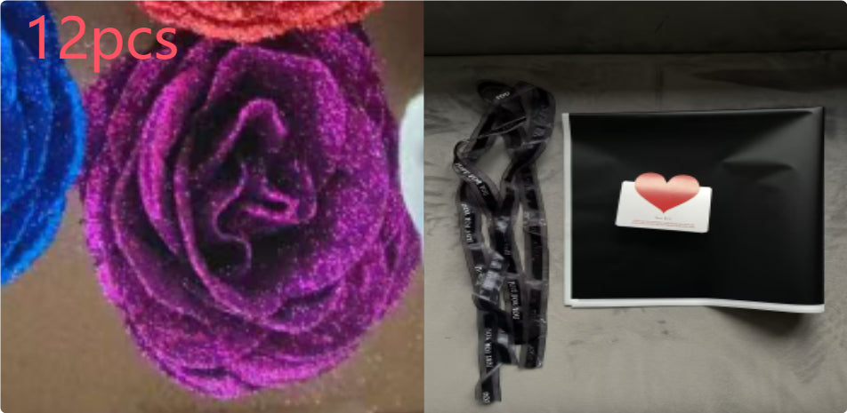 Personalized Preserved Fresh Rose Bridal Bouquet - Modern Art Valentine's Day Gift - Anniversary Gift