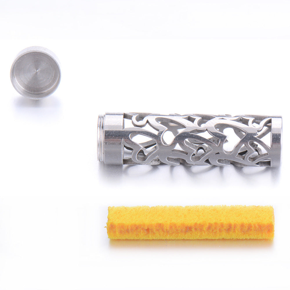 Aromatherapy Pendant Perfume Bottle Stainless Steel Item - GM Traders