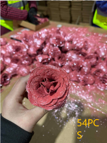 Personalized Preserved Fresh Rose Bridal Bouquet - Modern Art Valentine's Day Gift - Anniversary Gift