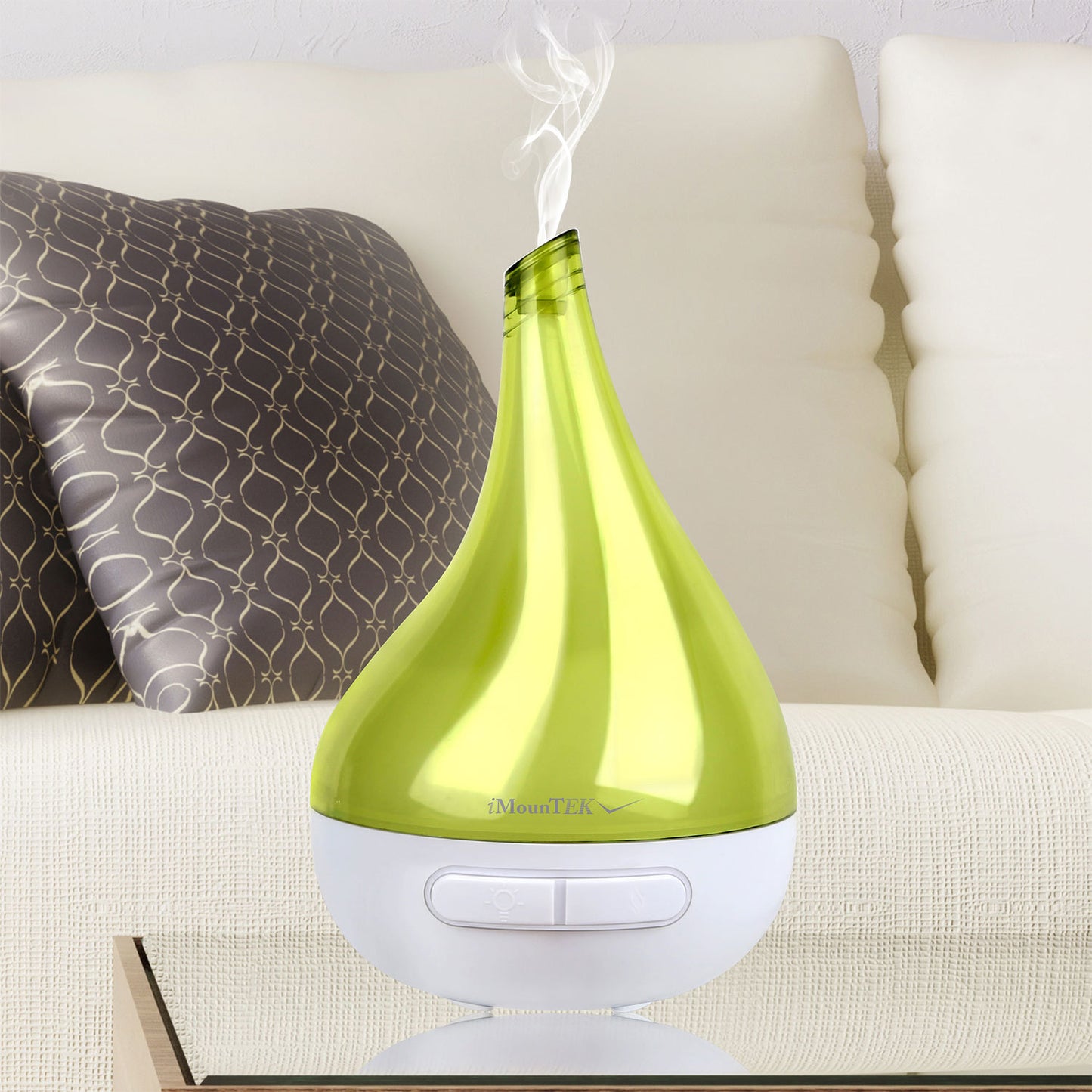 1Pc Drop Shaped Cool Mist Humidifier Ultrasonic Aroma Essential Oil Diffuser With LED Light For Office Home Room Vehicle Study Yoga Spa - GM Traders