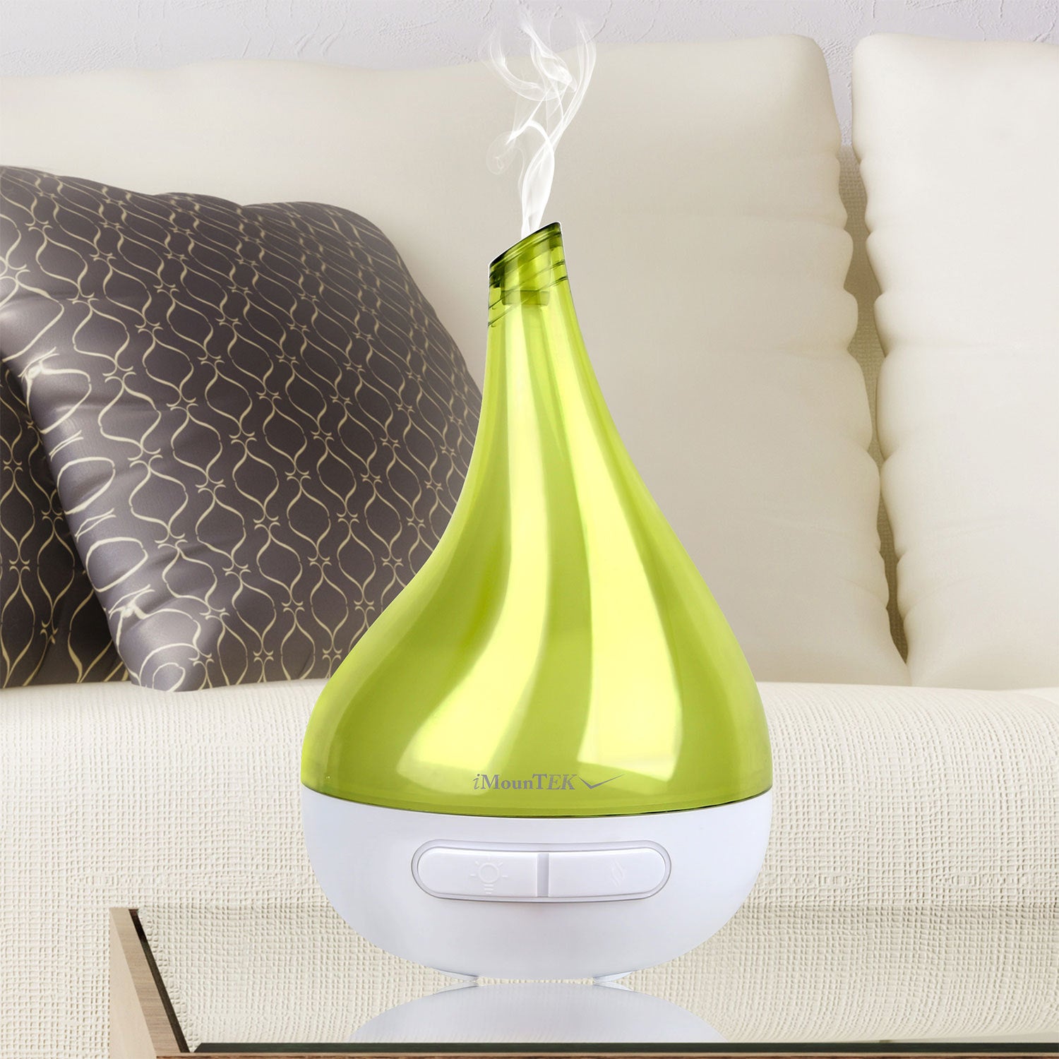 1Pc Drop Shaped Cool Mist Humidifier Ultrasonic Aroma Essential Oil Diffuser With LED Light For Office Home Room Vehicle Study Yoga Spa - GM Traders