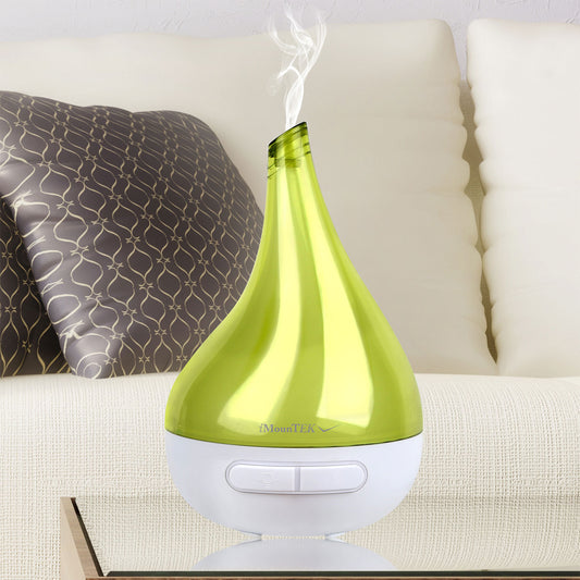 1Pc Drop Shaped Cool Mist Humidifier Ultrasonic Aroma Essential Oil Diffuser With LED Light For Office Home Room Vehicle Study Yoga Spa - GM Traders