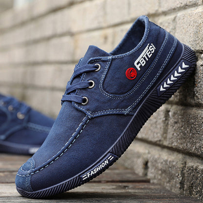 Cloth Shoes Men's Casual Shoes Canvas Washed Denim Men's Shoes - GM Traders
