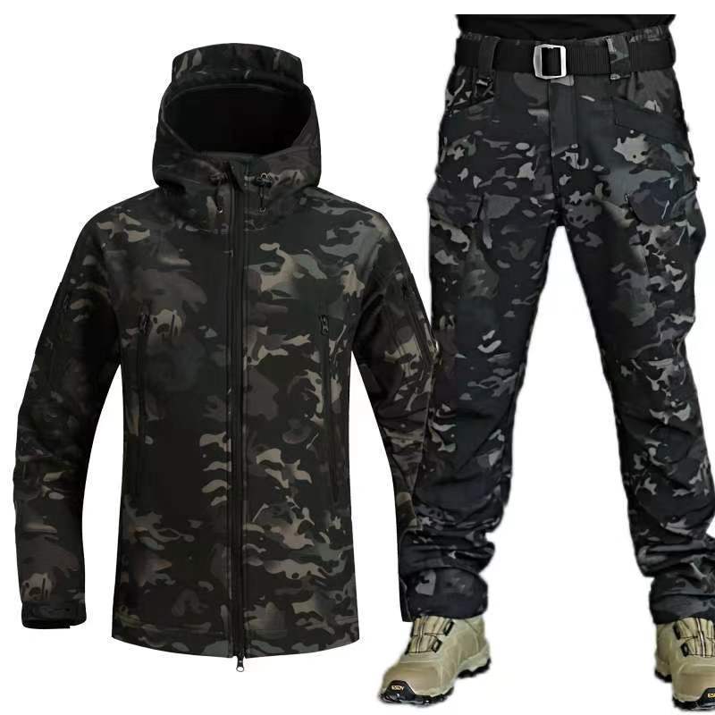 Outdoor Shark Skin Thermal Camouflage Jacket – Special Forces Thickened Waterproof Windproof Jacket